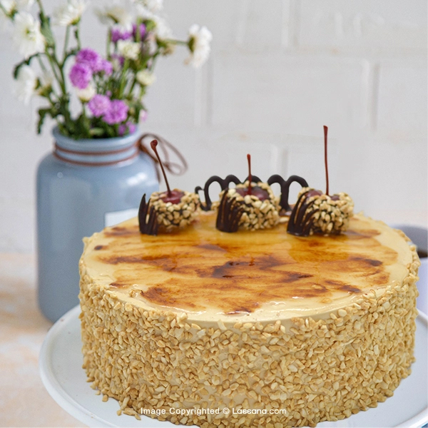 LOW-SUGAR COFFEE CAKE - 1KG (2.2 LBS) DELIVERED FREE IN OVER 100 CITIES! - Lassana Cakes - in Sri Lanka